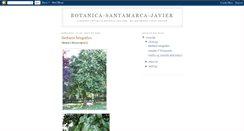 Desktop Screenshot of botanica-santamarca-javier.blogspot.com