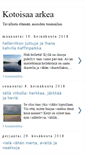 Mobile Screenshot of kotoisaa-arkea.blogspot.com