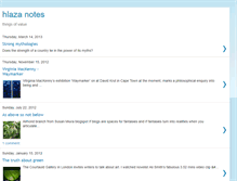 Tablet Screenshot of hlazanotes.blogspot.com