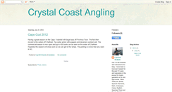 Desktop Screenshot of crystalcoastangling.blogspot.com