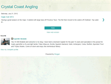 Tablet Screenshot of crystalcoastangling.blogspot.com