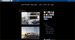 Desktop Screenshot of captains-blog-mylifeatsea.blogspot.com