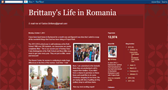 Desktop Screenshot of brittanyslifeinromania.blogspot.com