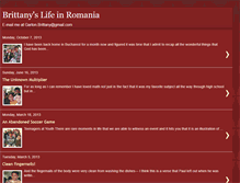 Tablet Screenshot of brittanyslifeinromania.blogspot.com