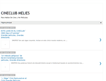 Tablet Screenshot of cineclubmelies.blogspot.com