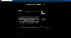 Desktop Screenshot of criadourobarreto.blogspot.com