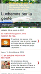 Mobile Screenshot of luchemosporlagente.blogspot.com