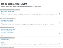 Tablet Screenshot of bibliotecasflacso.blogspot.com