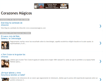 Tablet Screenshot of corazonesmagicos.blogspot.com