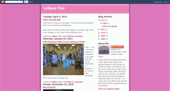 Desktop Screenshot of lollipoptotz.blogspot.com