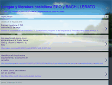 Tablet Screenshot of lenguayliteraturacastellanaeso.blogspot.com