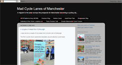 Desktop Screenshot of madcyclelanesofmanchester.blogspot.com