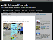 Tablet Screenshot of madcyclelanesofmanchester.blogspot.com