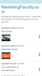 Mobile Screenshot of marketingfaculty.blogspot.com
