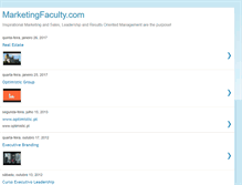 Tablet Screenshot of marketingfaculty.blogspot.com