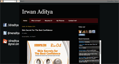 Desktop Screenshot of irwanaditya.blogspot.com