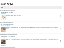 Tablet Screenshot of irwanaditya.blogspot.com