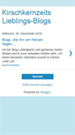 Mobile Screenshot of kirschkernzeitslieblingsblogs.blogspot.com