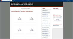 Desktop Screenshot of hothollywoodidols.blogspot.com