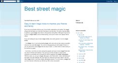 Desktop Screenshot of beststreetmagic.blogspot.com