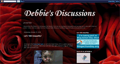 Desktop Screenshot of debbiediscussions.blogspot.com