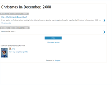 Tablet Screenshot of christmasindecember.blogspot.com