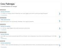 Tablet Screenshot of francesc-fabregas.blogspot.com