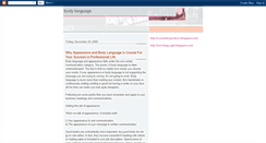 Desktop Screenshot of body-language-blog.blogspot.com