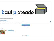 Tablet Screenshot of baulplateado.blogspot.com