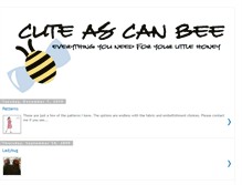 Tablet Screenshot of cuteascanbeeclothes.blogspot.com
