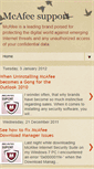 Mobile Screenshot of mcafee-support.blogspot.com