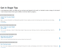 Tablet Screenshot of get-in-shape-2008.blogspot.com