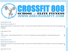 Tablet Screenshot of crossfit808.blogspot.com