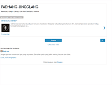 Tablet Screenshot of padhangjingglang.blogspot.com