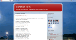 Desktop Screenshot of cavemantrack.blogspot.com