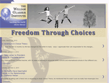 Tablet Screenshot of freedomthroughchoices.blogspot.com