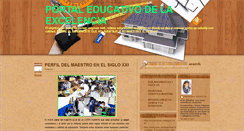 Desktop Screenshot of portaleducativodelaexcelencia.blogspot.com