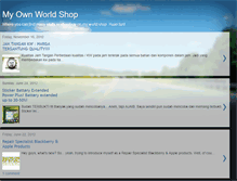 Tablet Screenshot of myownworldshop.blogspot.com