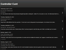 Tablet Screenshot of controllercunt.blogspot.com