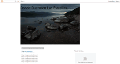 Desktop Screenshot of dondeduermenlasestrellas.blogspot.com