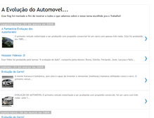 Tablet Screenshot of evolucaodoauto.blogspot.com