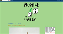 Desktop Screenshot of hvitlokivask.blogspot.com