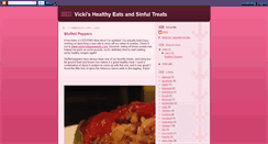 Desktop Screenshot of healthyeatsandsinfultreats.blogspot.com