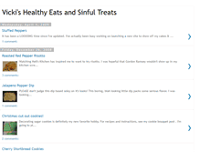 Tablet Screenshot of healthyeatsandsinfultreats.blogspot.com