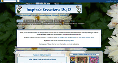 Desktop Screenshot of inspiredcreationsbyd.blogspot.com