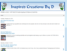 Tablet Screenshot of inspiredcreationsbyd.blogspot.com