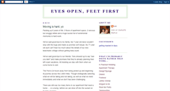 Desktop Screenshot of eyesopenfeetfirst.blogspot.com