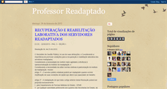 Desktop Screenshot of professorreadaptado.blogspot.com