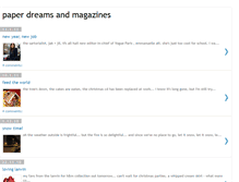 Tablet Screenshot of paperdreamsandmagazines.blogspot.com