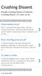 Mobile Screenshot of crushingdissent.blogspot.com